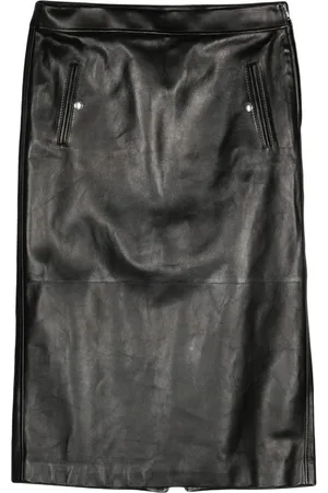Alexander McQueen Falda con cintura baja