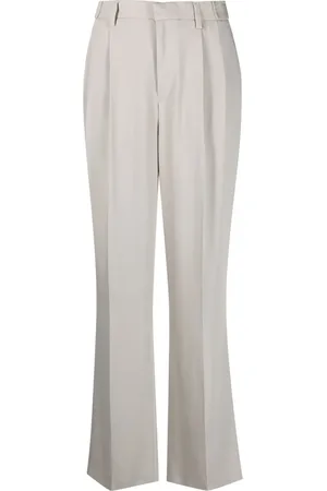 MISBHV Pantalones de talle alto con pinzas
