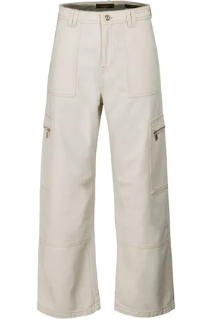 MOORER Pantalones rectos con pinzas
