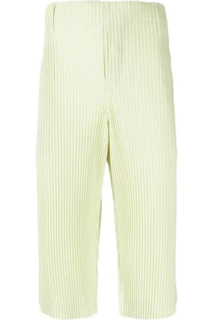 Issey Miyake Bermudas de vestir con pinzas