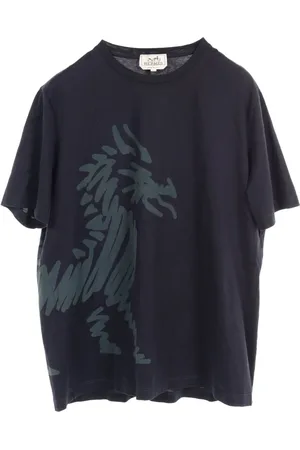 Hermès Camiseta de algodón a rayas 2000