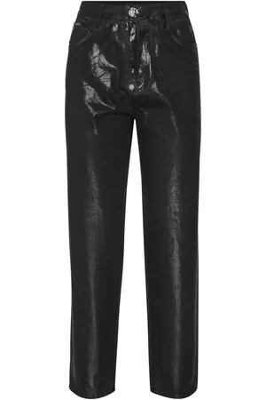 Philipp Plein Pantalones con acabado revestido