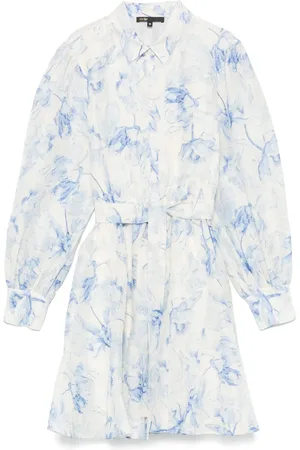 Maje Vestido corto con motivo floral
