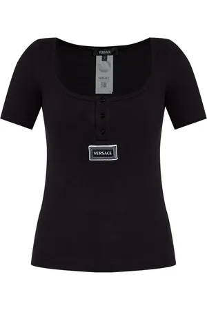 VERSACE Camiseta de canalé