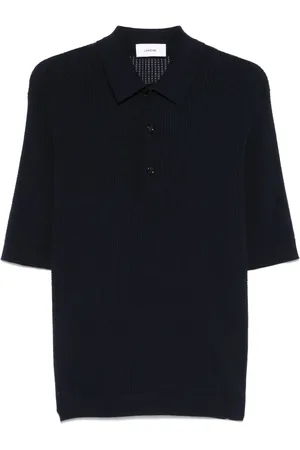 LARDINI Polo de punto gofrado