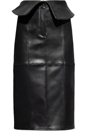Alexander McQueen Falda de tubo con detalle fruncido