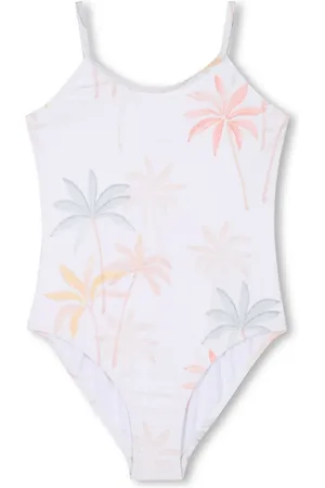 Chloé Bañador con palmeras estampadas