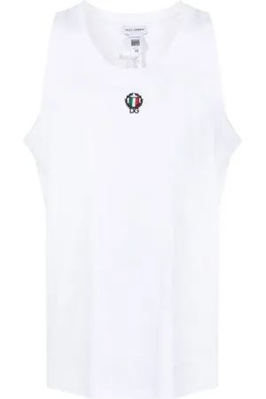 Dolce & Gabbana Top con logo bordado