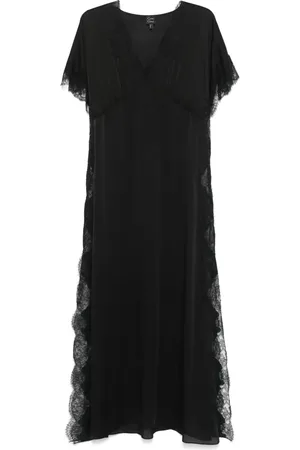 CARINE GILSON Vestido Sonia con ribete de encaje
