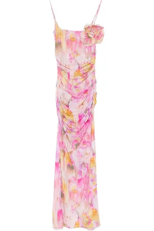 BLUMARINE Vestido largo con estampado floral