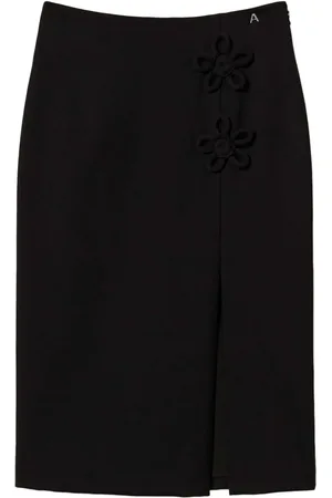 Twin-Set Falda con apliques florales