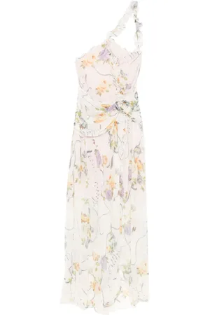 BLUMARINE Vestido largo con estampado floral