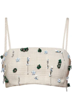 CHRISTOPHER ESBER Top Embla con cuentas