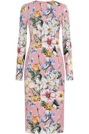 Dolce & Gabbana Vestido midi con estampado floral