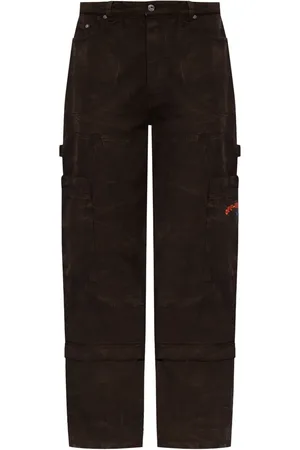 OFF-WHITE Pantalones cargo con logo bordado