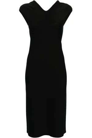 MRZ Vestido de tubo con cuello en V