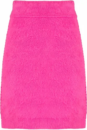 Helmut Lang Falda de tubo texturizada