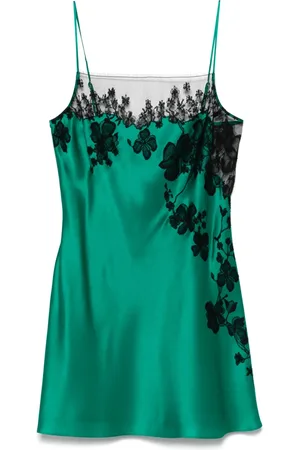 CARINE GILSON Slip dress con encaje
