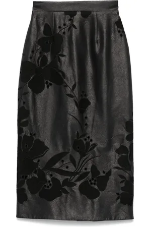 Elie saab Falda larga bordada