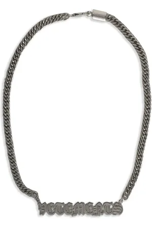 Vetements Collar con logo gótico