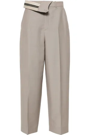 Fendi Pantalones ajustados con pinzas