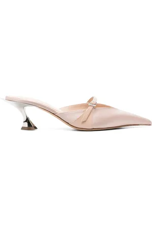 MUGLER Mules Fang con tacón de 55 mm