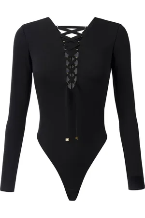 Elisabetta Franchi Body con cordones