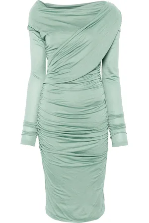 BLUMARINE Vestido midi drapeado