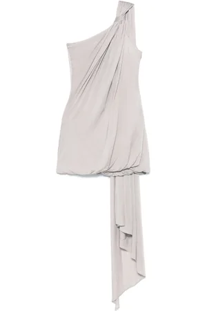 GIUSEPPE DI MORABITO Vestido corto drapeado con detalle de fajín