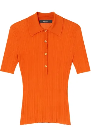 VERSACE Polo de canalé