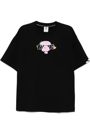 A Bathing Ape Camiseta con logo estampado