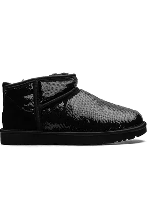 UGG Botas Classic Ultra Mini Mirror Ball Black