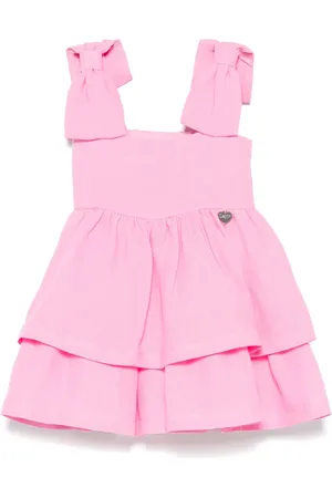 Lapin House Vestido con detalle de lazo
