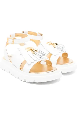 Elisabetta Franchi Sandalias con detalle de borlas