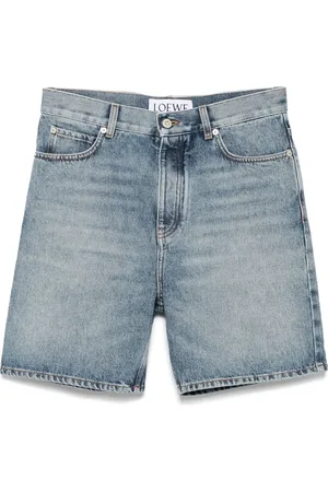 Loewe Pantalones vaqueros cortos con parche del logo
