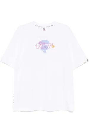 A Bathing Ape Camiseta con logo estampado