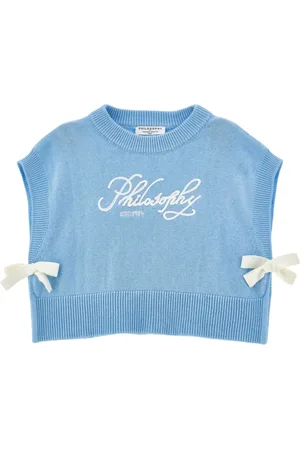 PHILOSOPHY DI LORENZO SERAFINI Top con logo bordado
