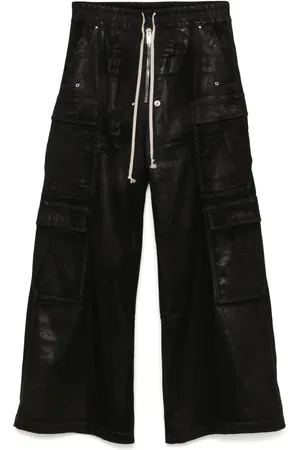 Rick Owens Pantalones Double Cargo Jumbo Belas