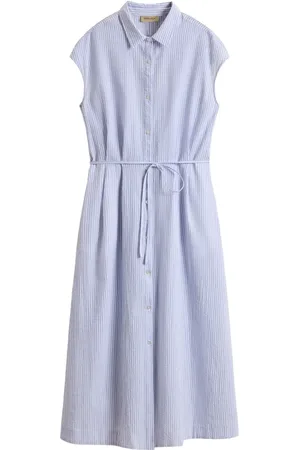 Woolrich Vestido camisero a rayas diplomáticas