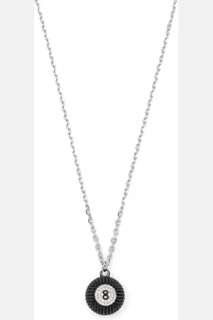 DARKAI Collar con colgante Eight Ball
