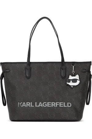Karl Lagerfeld Bolso shopper grande con monograma Ikon