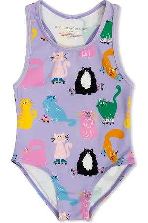 Stella McCartney Bañador con motivo de gato