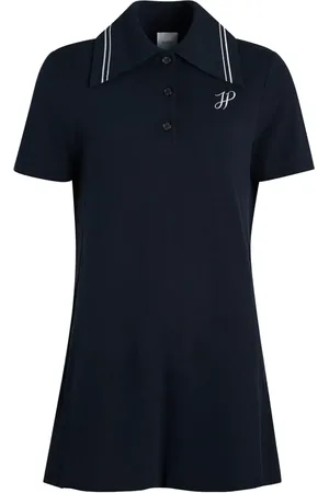 Patou Vestido estilo polo con logo bordado