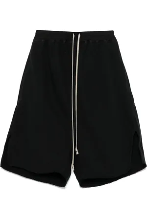 Rick Owens Pantalones cortos de chándal con detalle de cremallera