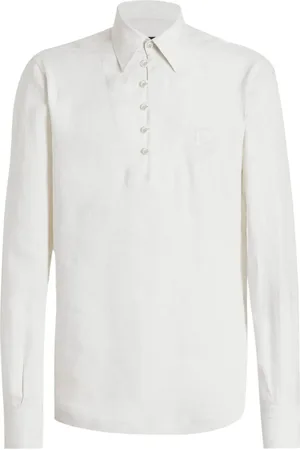 Dolce & Gabbana Camisa con logo bordado