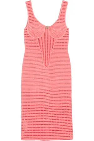 GENNY Vestido midi de canalé