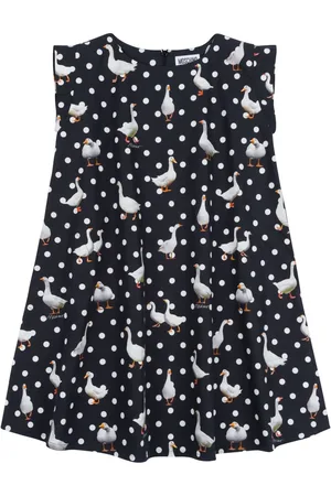 Moschino Vestido con ganso estampado