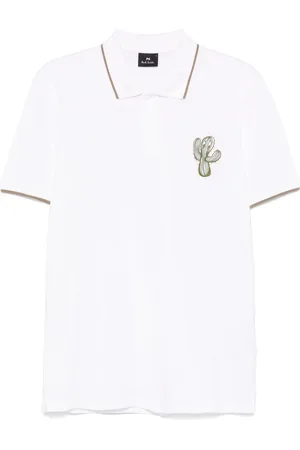 Paul Smith Polo con cactus bordado