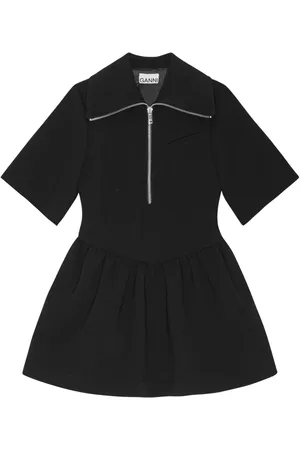 Ganni Vestido corto con cremallera