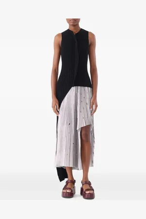 Jason Wu Top asimétrico de canalé